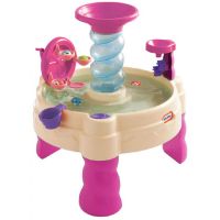 Little Tikes Spirálovitý vodní stůl růžový - Poškozený obal