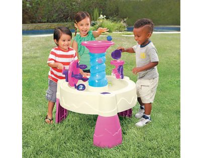 Little Tikes Spirálovitý vodní stůl růžový - Poškozený obal