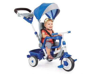 Little Tikes Tříkolka Perfect Fit 4v1 Tmavě modrá - Poškozený obal