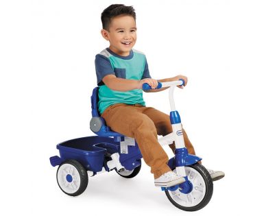 Little Tikes Tříkolka Perfect Fit 4v1 Tmavě modrá - Poškozený obal