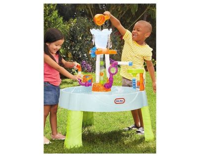 Little Tikes Vodní stůl továrna na vodotrysky - modrý - Poškozený obal