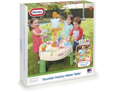 Little Tikes Vodní stůl továrna na vodotrysky - modrý