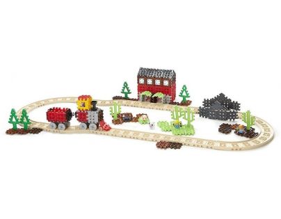 Little Tikes Waffle Blocks Sada s lokomotivou