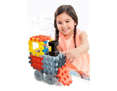 Little Tikes Waffle Blocks Sada s lokomotivou