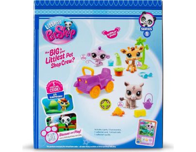 Littlest Pet Shop 3 figurky Safari