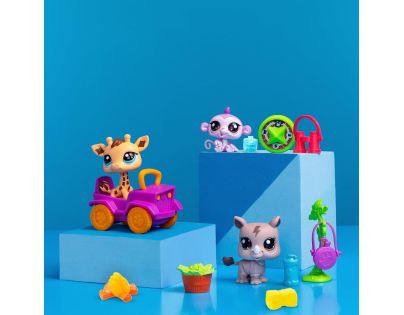 Littlest Pet Shop 3 figurky Safari