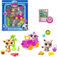 Littlest Pet Shop 3 figurky Safari