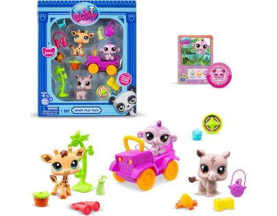 Littlest Pet Shop 3 figurky Safari