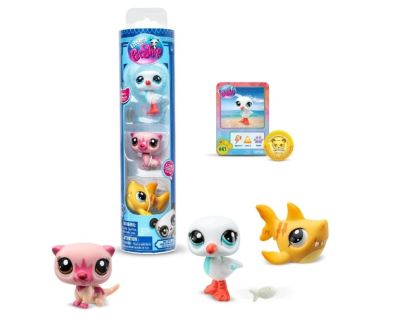 Littlest Pet Shop 3 figurky Zvířátka  41, 42, 43
