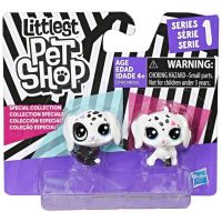 Littlest Pet Shop Černobílý set - 2 ks zvířátek Pejsci 2