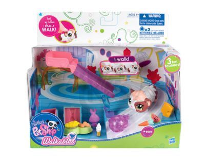 Littlest Pet Shop chodící zvířátka s tématickými doplňky Hasbro 32838