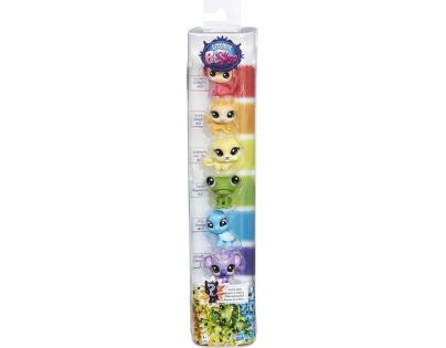 Littlest Pet Shop Duhový set 6 ks zvířátek C0806