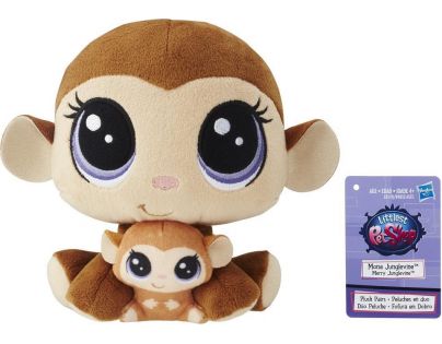 Littlest Pet Shop Duo plyšových zvířátek Mona Junglevine