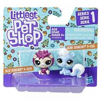 Littlest Pet Shop Dvě zvířátka Hildy Hedgehog a Alina Skunkerby 2
