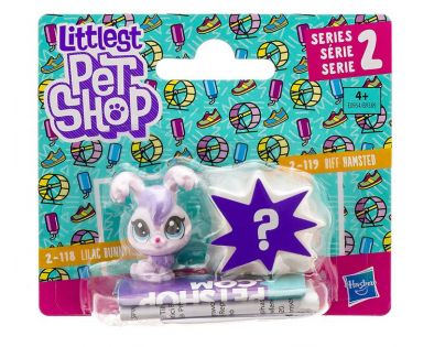 Littlest Pet Shop Dvě zvířátka Lilac Bunnton + Biff Hamsted