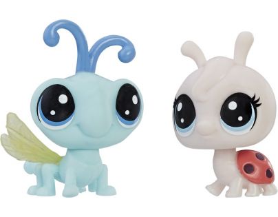 Littlest Pet Shop Dvě zvířátka Lynette Ladyfly + CY Flydragon