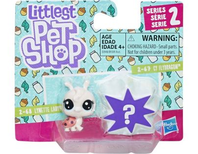 Littlest Pet Shop Dvě zvířátka Lynette Ladyfly + CY Flydragon