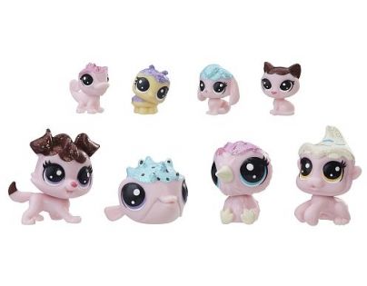 Littlest Pet Shop Frosting Frenzy 8 ks zvířátek E1063