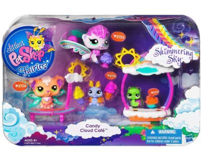 Littlest Pet Shop hrací set s okouzlující vílou - 2724-2726