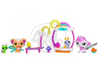 Littlest Pet Shop hrací set s okouzlující vílou - 2724-2726