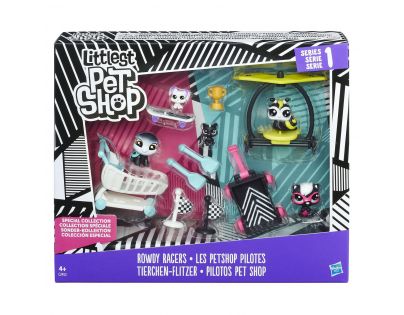 Littlest Pet Shop Hrací set Rowdy Racers