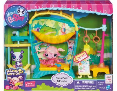 Hasbro A5474 - Littlest Pet Shop - Magic Motion  Minkin Domeček HRACÍ SET