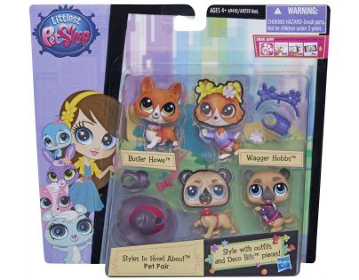 Littlest Pet Shop Módní páry zvířátek - Styles to Howl About