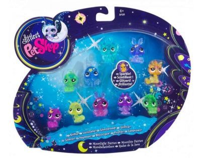 Littlest Pet Shop Půlnoční fosforeskující přátelé Hasbro - Třpytivá A0328