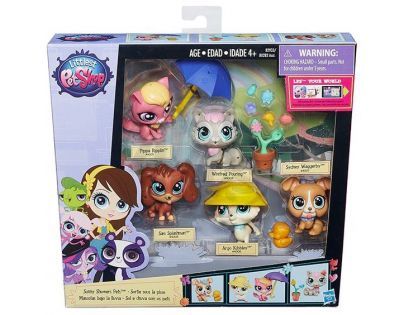 Littlest Pet Shop Pět zvířátek s doplňky - B2933