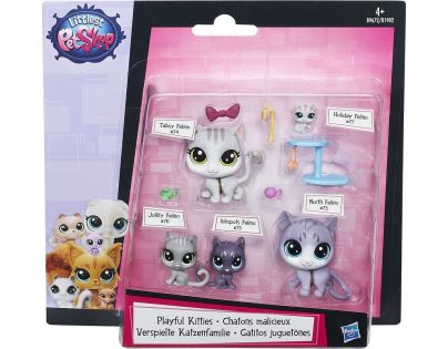 Littlest Pet Shop Sběratelský set zvířátek Playful Kitties