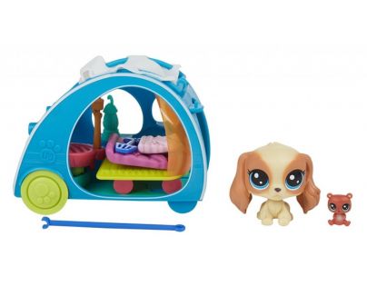 Littlest Pet Shop Tématický set se zvířátkem Cozy Camper