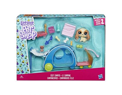 Littlest Pet Shop Tématický set se zvířátkem Cozy Camper