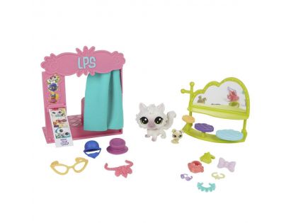Littlest Pet Shop Tématický set se zvířátkem Flashy Photo Booth