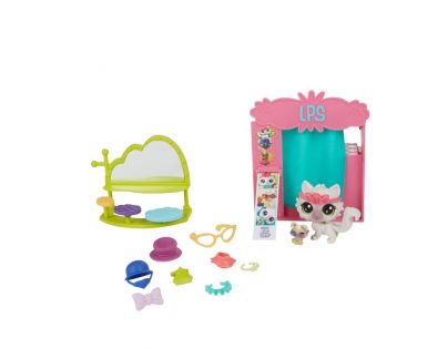 Littlest Pet Shop Tématický set se zvířátkem Flashy Photo Booth