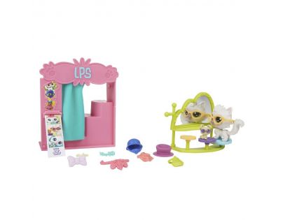 Littlest Pet Shop Tématický set se zvířátkem Flashy Photo Booth
