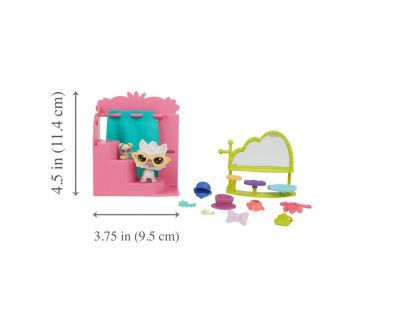 Littlest Pet Shop Tématický set se zvířátkem Flashy Photo Booth