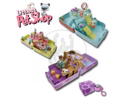 Littlest Pet Shop 63610 - Cestovní set s mini pejskem, prasátkem a veverkou