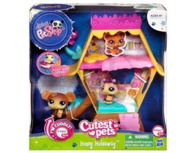 Littlest Pet Shop Útulný domeček se 2 zvířátky