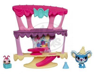 Littlest Pet Shop Útulný domeček se 2 zvířátky