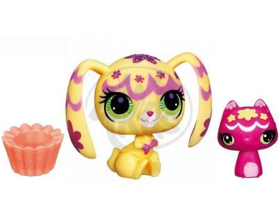 Littlest Pet Shop zvířátka - 3039 Králíček 3040 Kotě