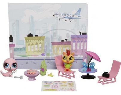 Littlest Pet Shop Zvířátko s doplňky do domečku - Roof Terrace