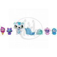 Littlest Pet Shop zvířátko s kamarádem a doplňky - Chilly Weather A4594 2