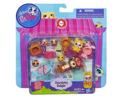 Littlest Pet Shop zvířátko s kamarádem a doplňky - Chocolatey Delight A4596