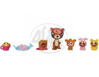 Littlest Pet Shop zvířátko s kamarádem a doplňky - Chocolatey Delight A4596
