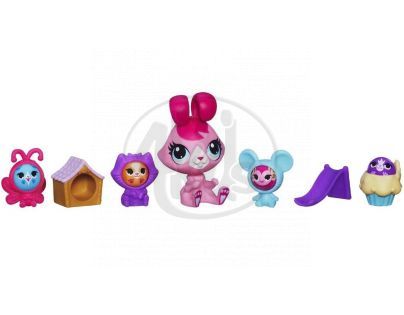 Littlest Pet Shop zvířátko s kamarádem a doplňky - Sweet Garden A4593