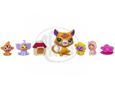 Littlest Pet Shop zvířátko s kamarádem a doplňky - Sweet Safari A4595