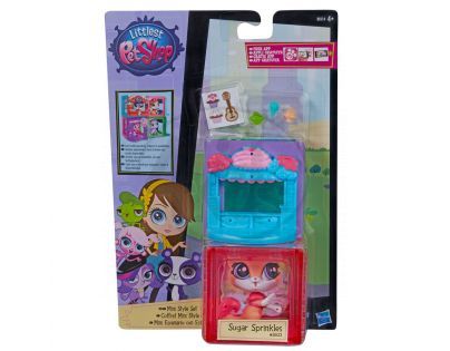 Littlest Pet Shop Zvířátko s mini domečkem - Sugar Sprinkles