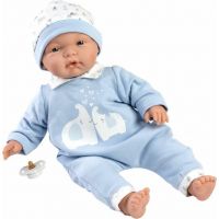 Llorens 13847 Joel realistická panenka miminko s měkkým látkovým tělem 38 cm 2