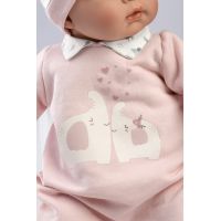 Llorens 13848 Joelle realistická panenka miminko s měkkým látkovým tělem 38 cm 3