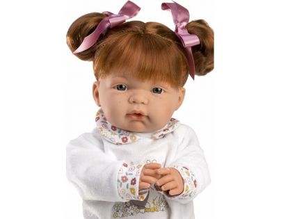 Llorens Joelle realistická panenka s měkkým látkovým tělem 38 cm